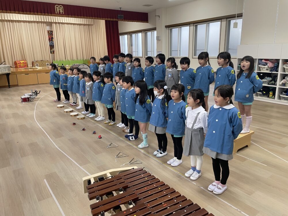 さくら組　合唱の練習