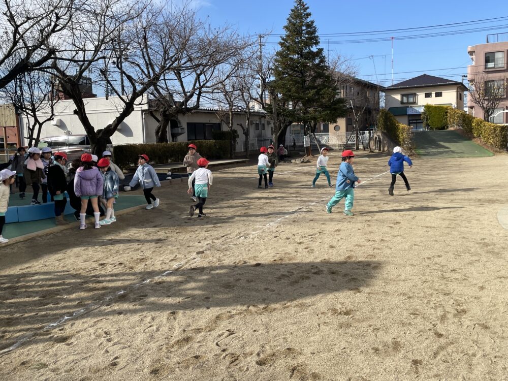 さくら、ゆり組　外遊び