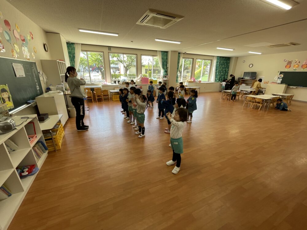 ゆり組　切り替えが上手