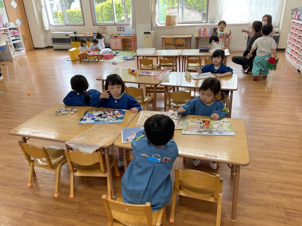 いちご組　朝の様子
