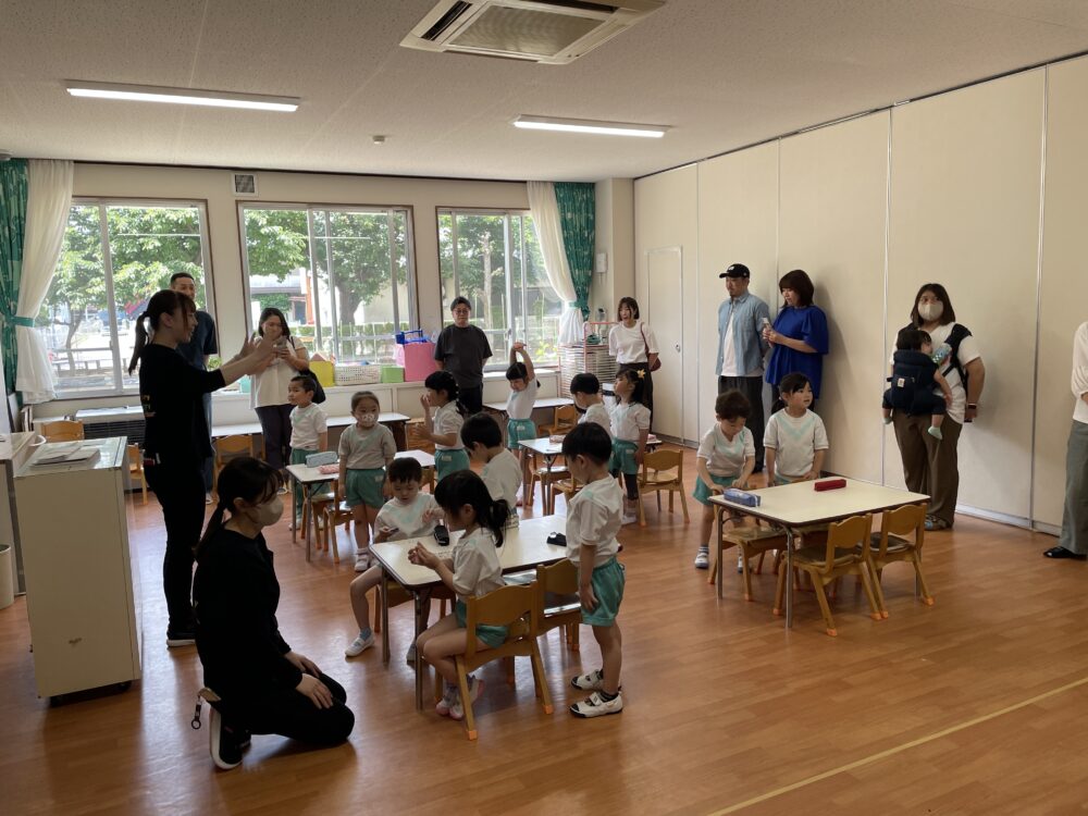 保育参観　ゆり組