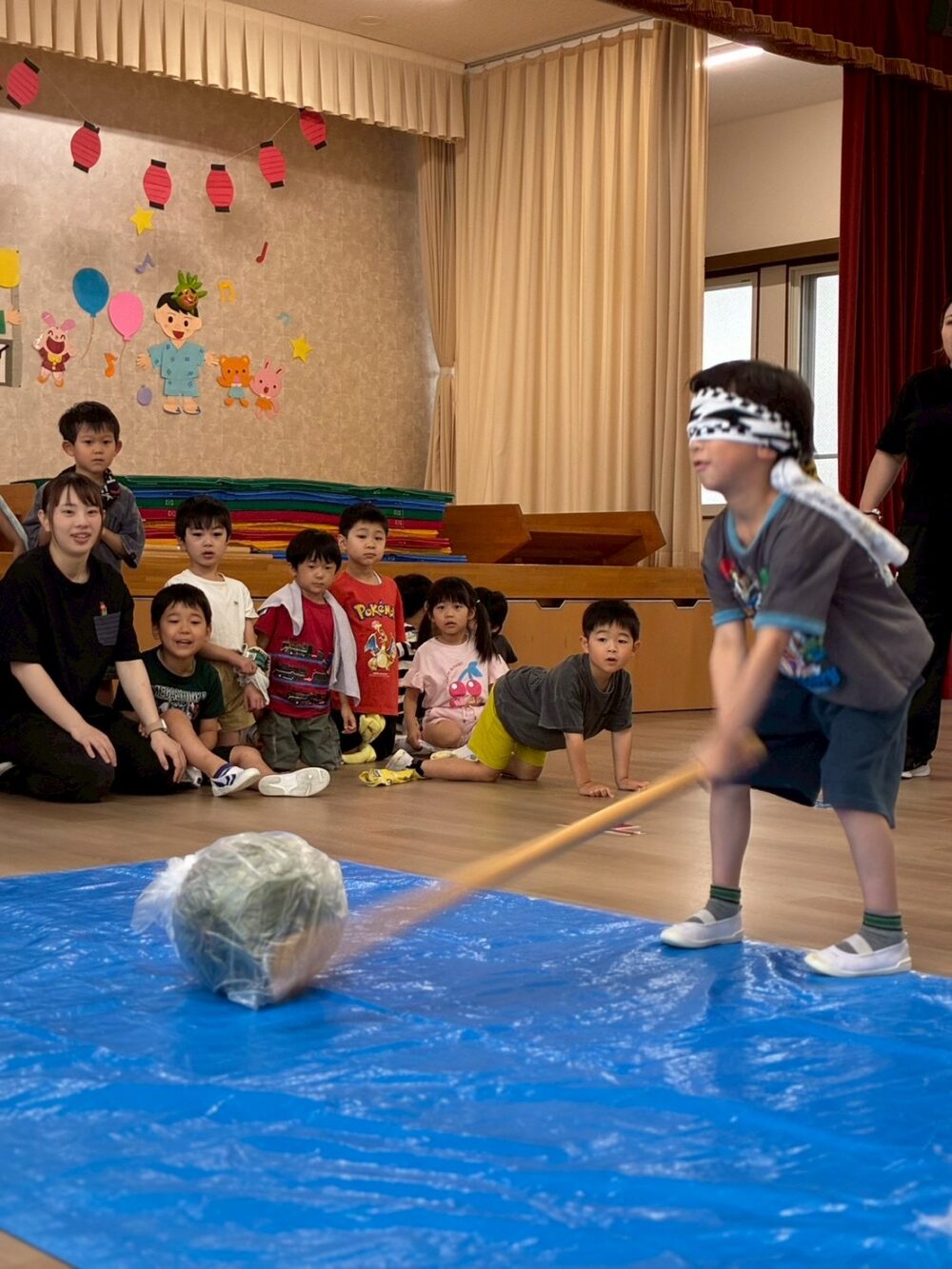 お泊り保育３　みんな頑張りました