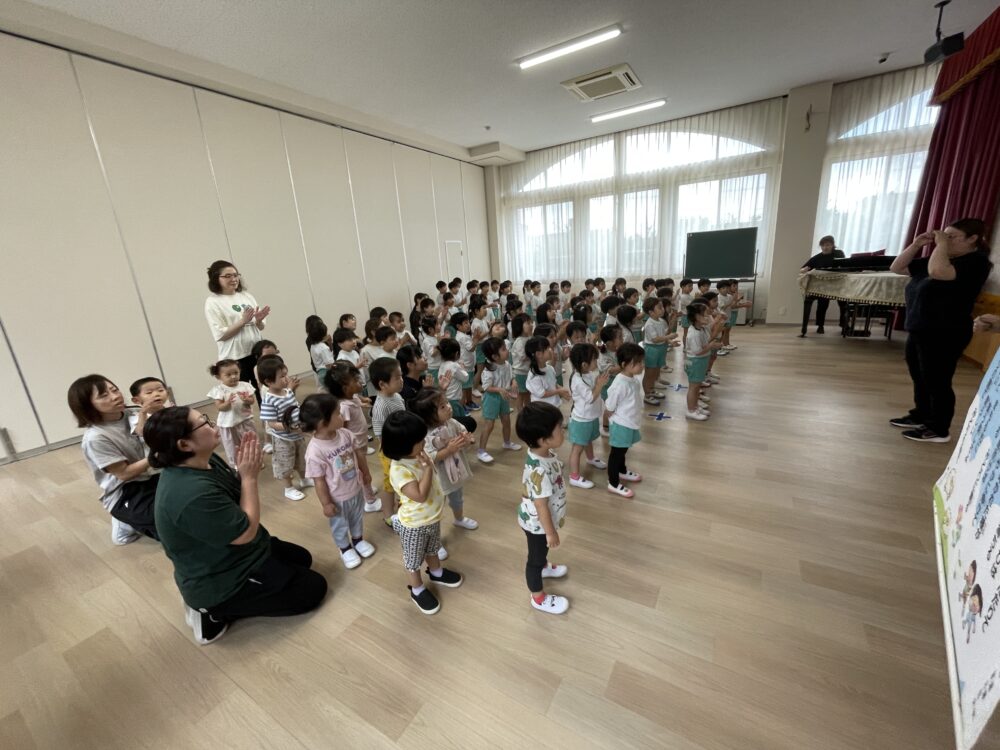 第一学期終業式　りっぱな態度で