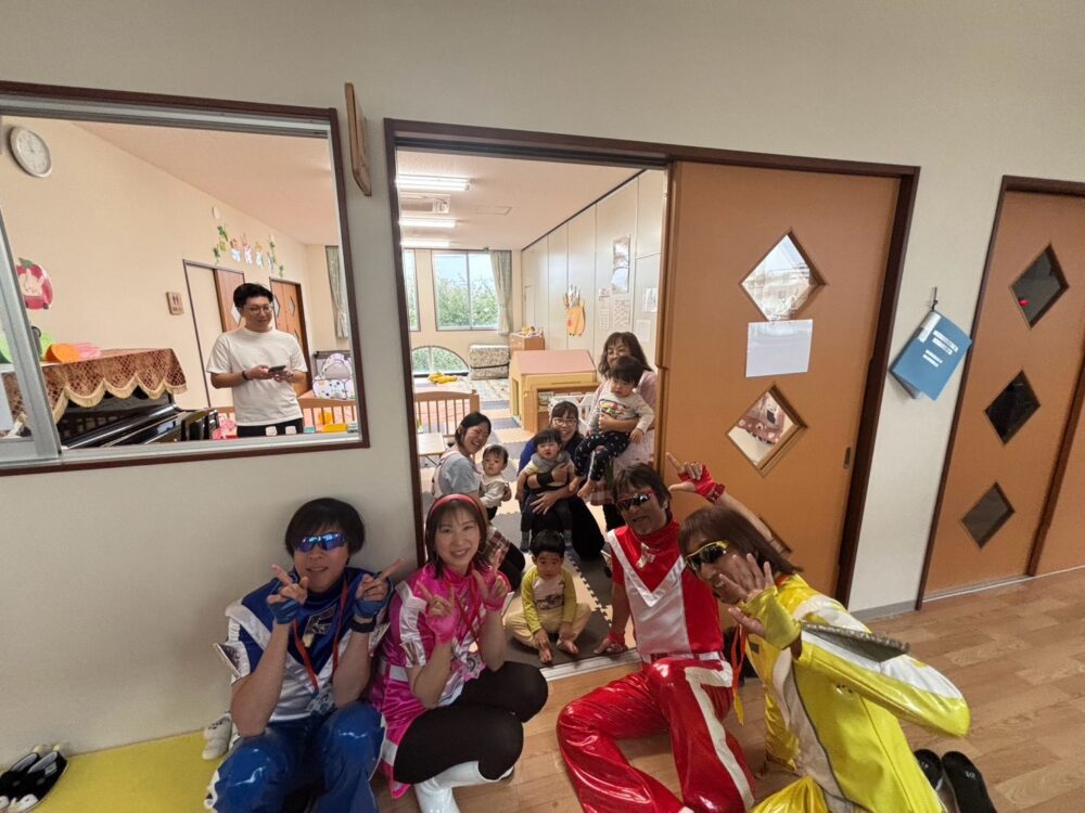 キッズマン様 来園（全園児）